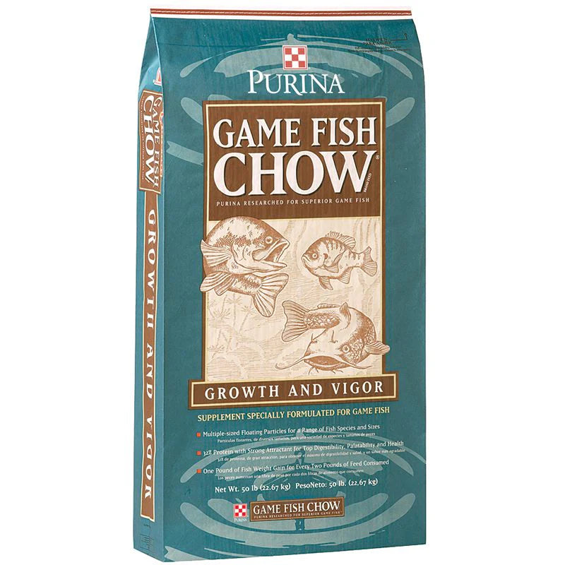 Purina Animal Nutrition Game Fish Chow 50 lbs bag